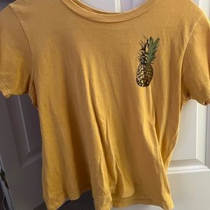 O’Neil Yellow Pineapple T-Shirt Short Sleeve